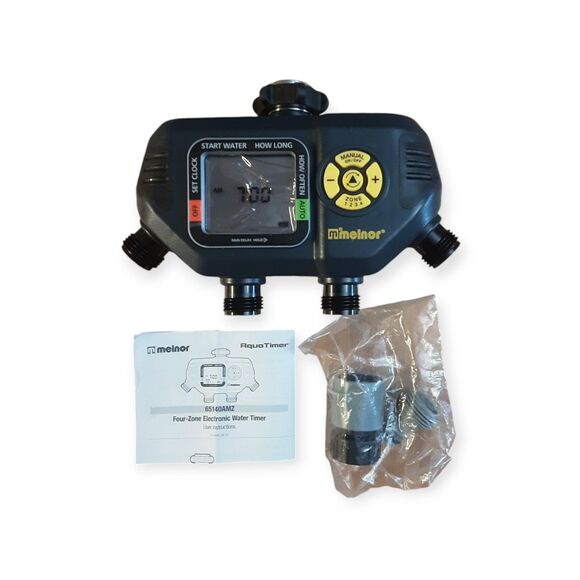 Garden Water Timer Melnor 65140AMZ Black, Yellow - Picture 1 of 3